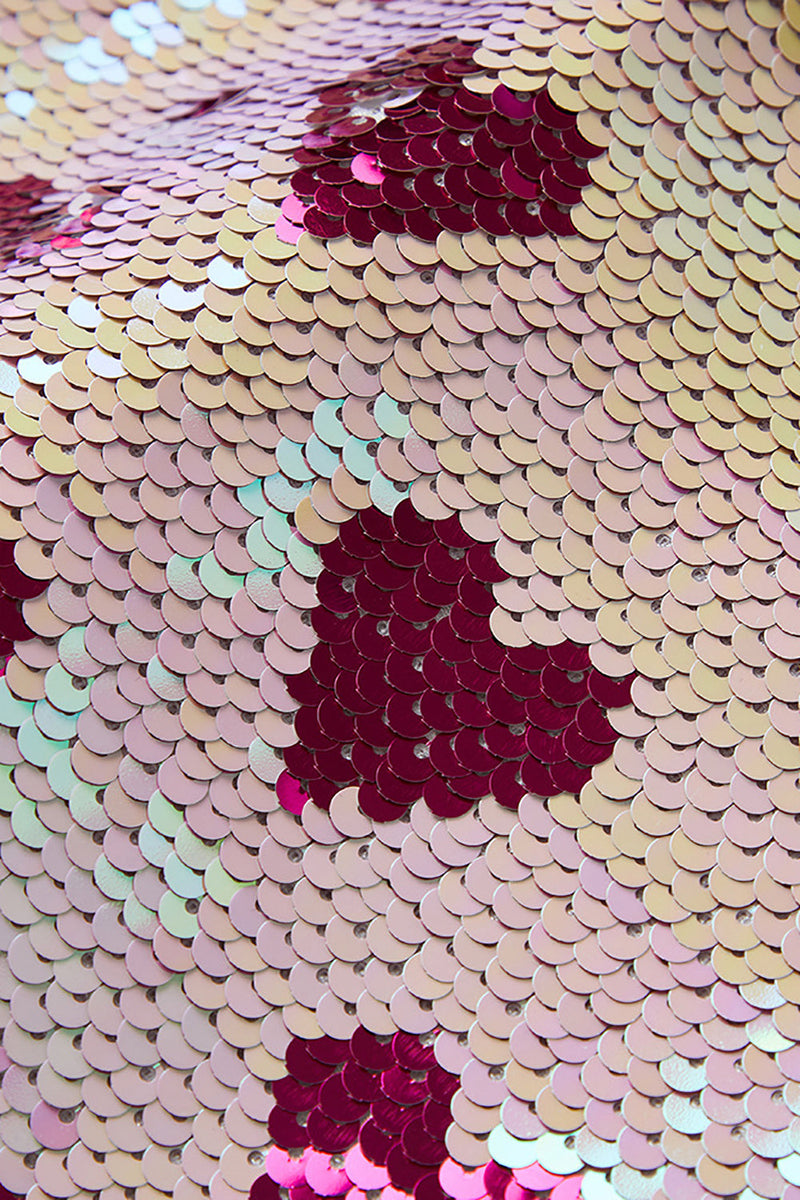 Load image into Gallery viewer, Pink Sequins Shawl Lapel Men&#39;s Blazer