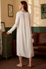 Load image into Gallery viewer, Ivory Long Bridal Robe with Sleeves