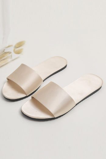 Satin Resistant Silk Bridal Slippers