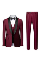 Load image into Gallery viewer, Grey Men&#39;s 2-Piece Suits