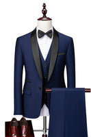 Load image into Gallery viewer, Grey Men&#39;s 2-Piece Suits