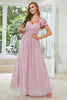 Load image into Gallery viewer, Chiffon A-Line Dusty Rose Formal Dress