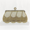 Load image into Gallery viewer, Black Beaded Fringes Party Handbag