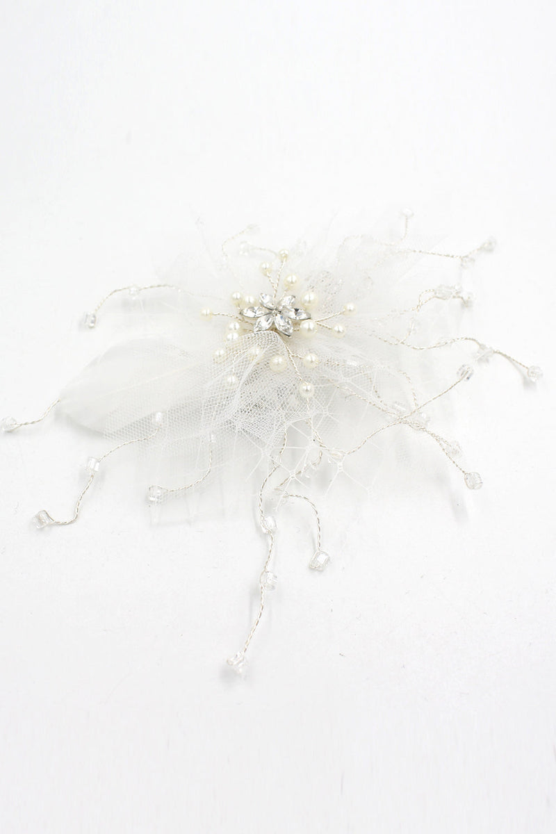 Load image into Gallery viewer, Sweet Feather Yarn Flower Handmade Hair Clip