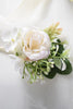 Load image into Gallery viewer, White Artificial Rose Wedding Wrist Corsage