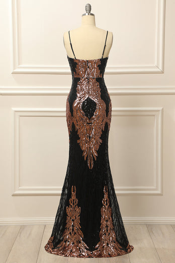 Amara Sequin Gown - Black/Gold | Fashion Nova, Luxe | Fashion Nova
