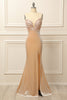 Load image into Gallery viewer, Blush Prom Formal Dress with Sequins