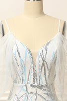 Load image into Gallery viewer, Mermaid Off the Shoulder White Long Prom Dress