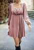Load image into Gallery viewer, Black Velvet A line Holiday Party Dress with Pleated