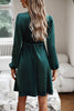 Load image into Gallery viewer, Black Velvet A line Holiday Party Dress with Pleated