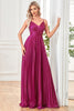 Load image into Gallery viewer, Glitter A-Line Dark Blue Prom Dress