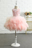 Load image into Gallery viewer, Pink Embroidery Tulle Flower Girl Dress