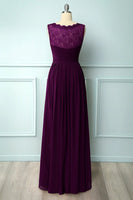 Load image into Gallery viewer, Long V-neck Bridesmaid Dress