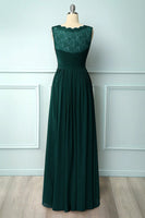 Load image into Gallery viewer, Long V-neck Bridesmaid Dress