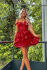 Load image into Gallery viewer, Sparkly Navy Corset Tiered Lace A-Line Short Graduation Dress