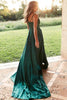 Load image into Gallery viewer, Green Simple Satin Prom Dress
