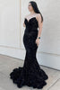 Load image into Gallery viewer, Mermaid Fuchsia Sequins Long Prom Dress