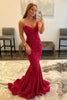 Load image into Gallery viewer, Mermaid Fuchsia Sequins Long Prom Dress