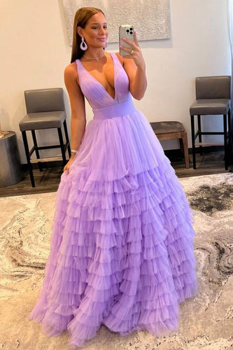 Multi-layered Tulle Princess Prom Dress