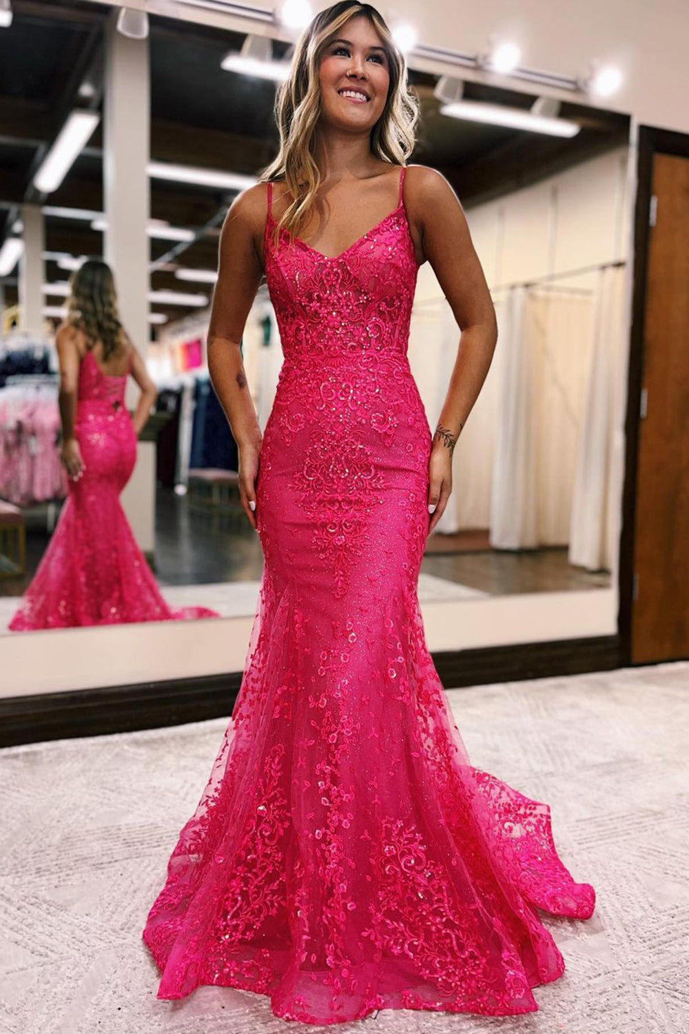 Hot Pink Long Formal Dress Top Hot Pink Dress With Slit Shop Hot Pink Crossed Bodice Hot Pink Long Formal Dress Top Hot Pink Dress With Slit Shop Hot Pink Crossed Bodice