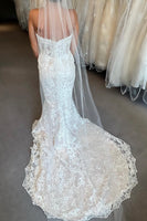 Load image into Gallery viewer, Sweetheart Ivory Corset Long Wedding Dress with Appliques