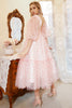 Load image into Gallery viewer, A Line Tulle Prom Dress with Hearts