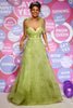 Load image into Gallery viewer, Light Green A Line Tulle Princess Prom Dress With Embroidery