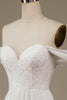 Load image into Gallery viewer, Ivory Boho Chiffon Asymmetrical Wedding Dress with Lace