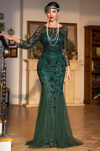 Long Fringe Gatsby Dress Sequin Beaded Party Dress