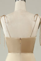 Load image into Gallery viewer, Blush Floral Boho Mermaid Bridesmaid Dress