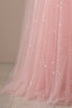 Load image into Gallery viewer, Pink Beading Tulle Princess Prom Dress