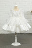 Load image into Gallery viewer, Ivory Sequins Flower Girl Dress with Bow