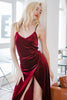 Load image into Gallery viewer, Red Velvet Evening Party Dress