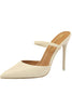 Load image into Gallery viewer, Apricot Stiletto Pointy Heels