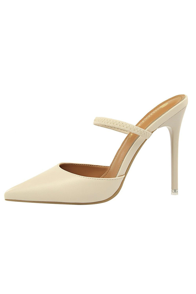 Load image into Gallery viewer, Apricot Stiletto Pointy Heels