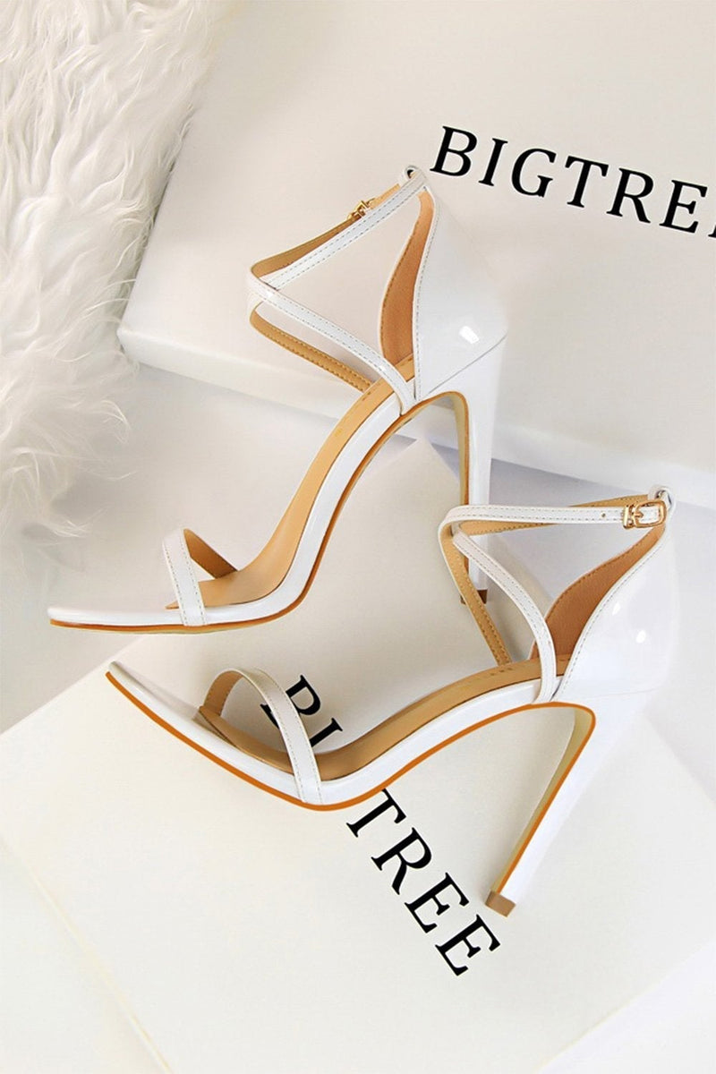 Load image into Gallery viewer, Black Stiletto Sandals