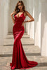 Load image into Gallery viewer, Mermaid V-neck Simple Prom Dress