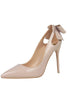 Load image into Gallery viewer, White Pump Prom Heels with Bowkont