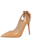 Load image into Gallery viewer, White Pump Prom Heels with Bowkont