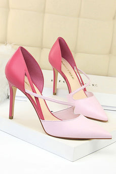 Pink Stiletto Pointy Heels