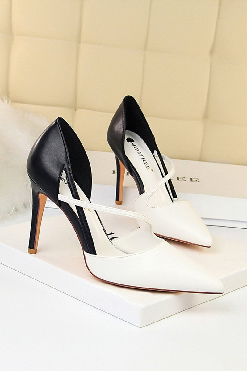 Load image into Gallery viewer, Pink Stiletto Pointy Heels