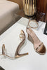 Load image into Gallery viewer, Golded Ankle Straps Prom Sandals