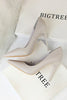 Load image into Gallery viewer, Super High Heel Shallow Mouth Pointed Stiletto Heels