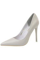 Load image into Gallery viewer, Super High Heel Shallow Mouth Pointed Stiletto Heels