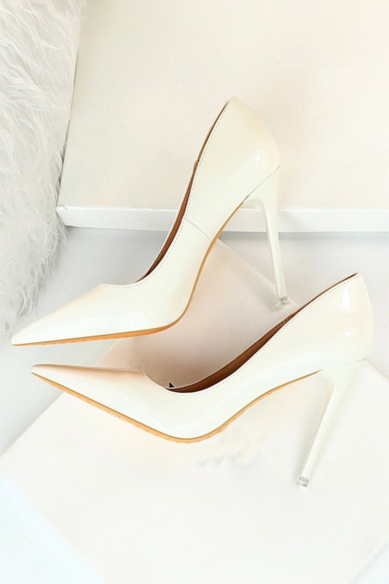 Load image into Gallery viewer, Kahki Pointy Stiletto Heels