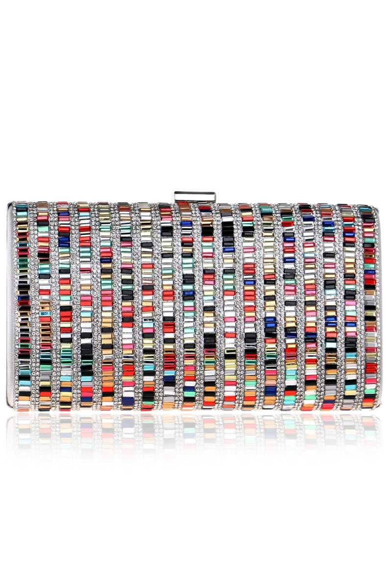 Load image into Gallery viewer, Colorful Beading Prom Handbag