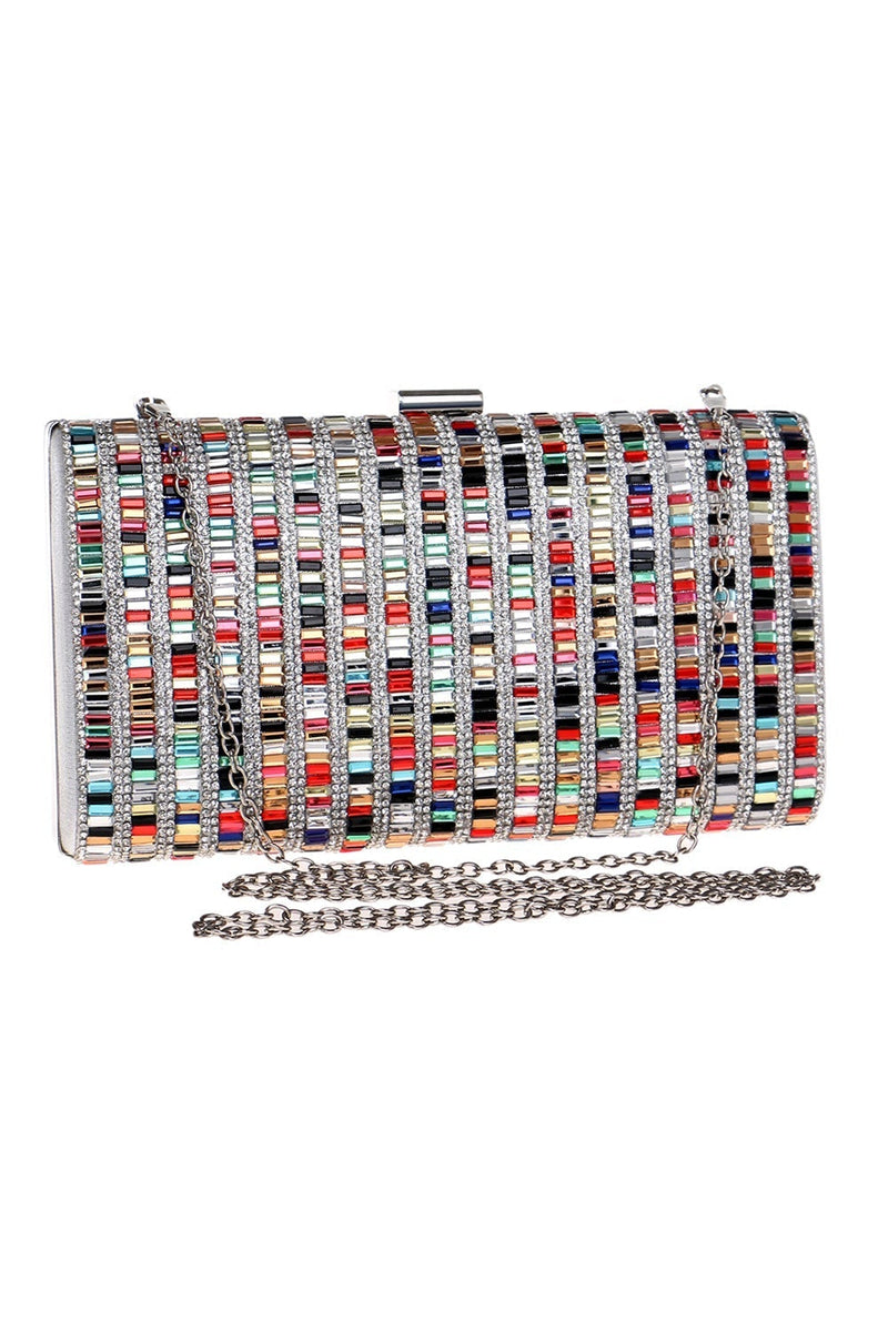 Load image into Gallery viewer, Colorful Beading Prom Handbag