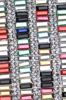 Load image into Gallery viewer, Colorful Beading Prom Handbag