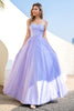 Load image into Gallery viewer, Purple Tulle A-line Prom Dress