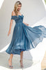 Load image into Gallery viewer, Princess A Line Off the Shoulder Blush Prom Dress